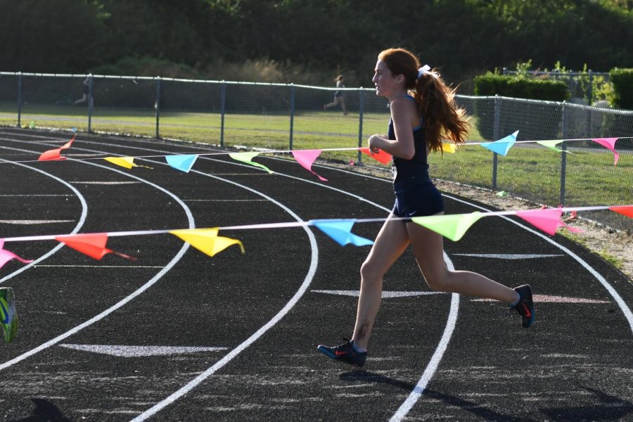 Freshman Andrea Comas-Sanchez runs at regionals at North Port High School  on Nov. 7th.