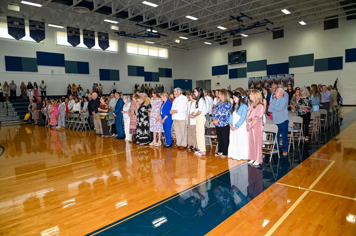 Students gather with their grandparents on Sunday, March 10 to celebrate their love and dedication to each other. 