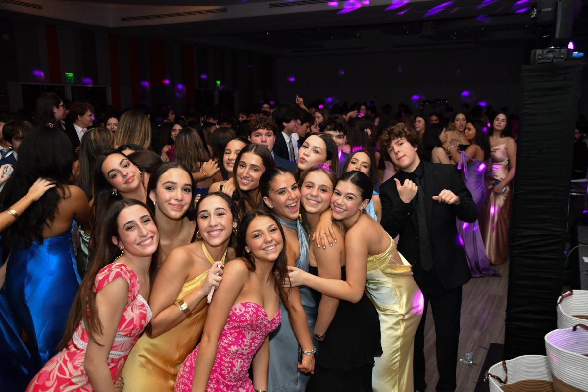 The funky Freshmen and snazzy sophomores came together to show off their dance moves at the much-anticipated spring fling. The theme of the night was “Greek and Groovy.” (Julianna Sequera)
