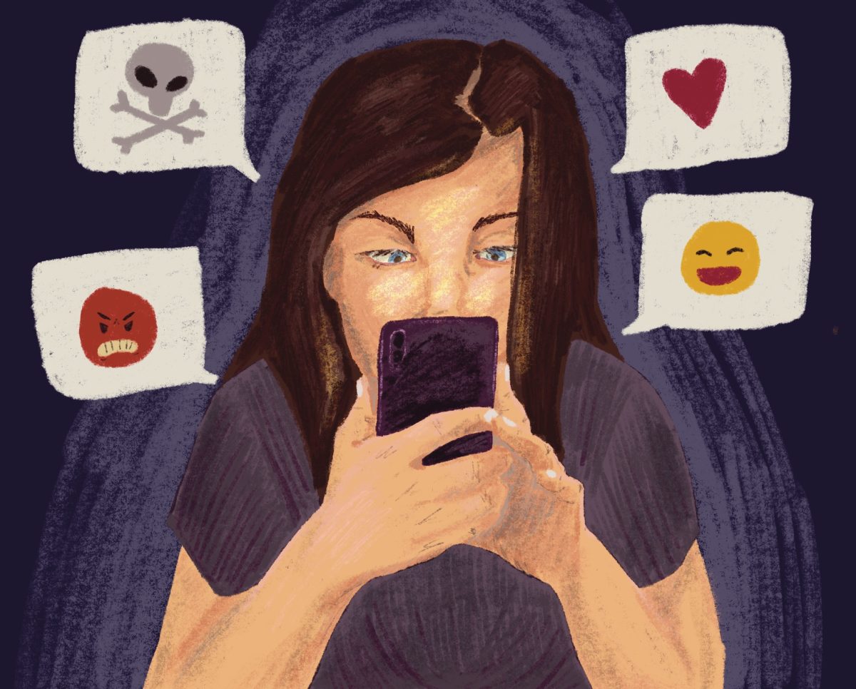 With so many different platforms to keep up with, managing a healthy relationship with social media can often be stressful and overwhelming for teens. (photo courtesy of FHNtoday.com)